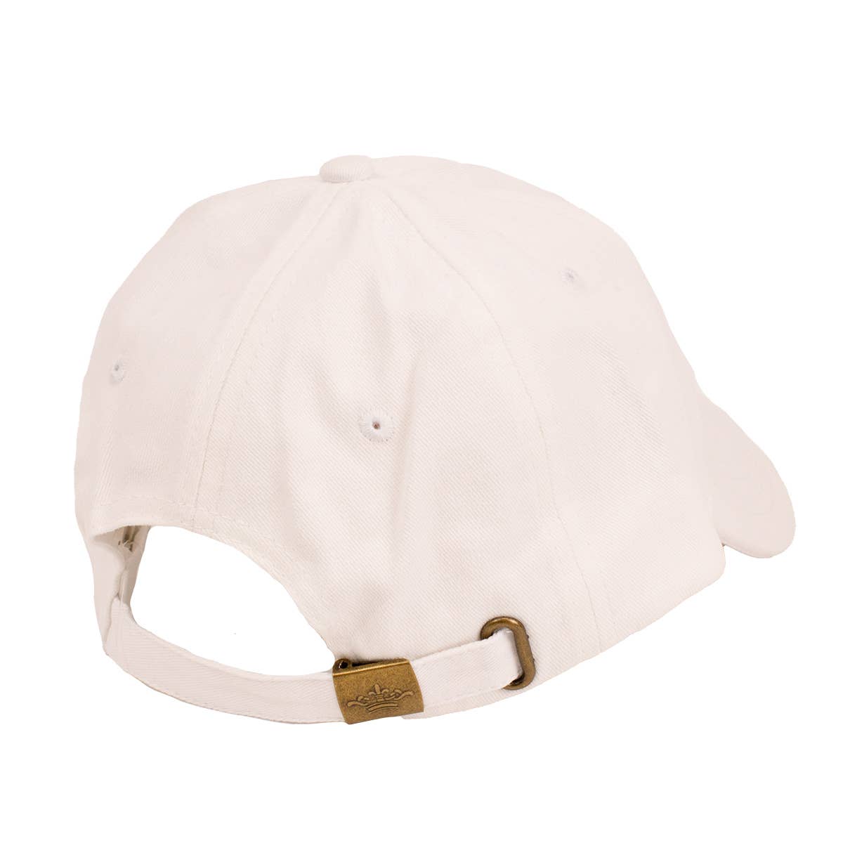 Cross Baseball Hat White/Light Blue One Size