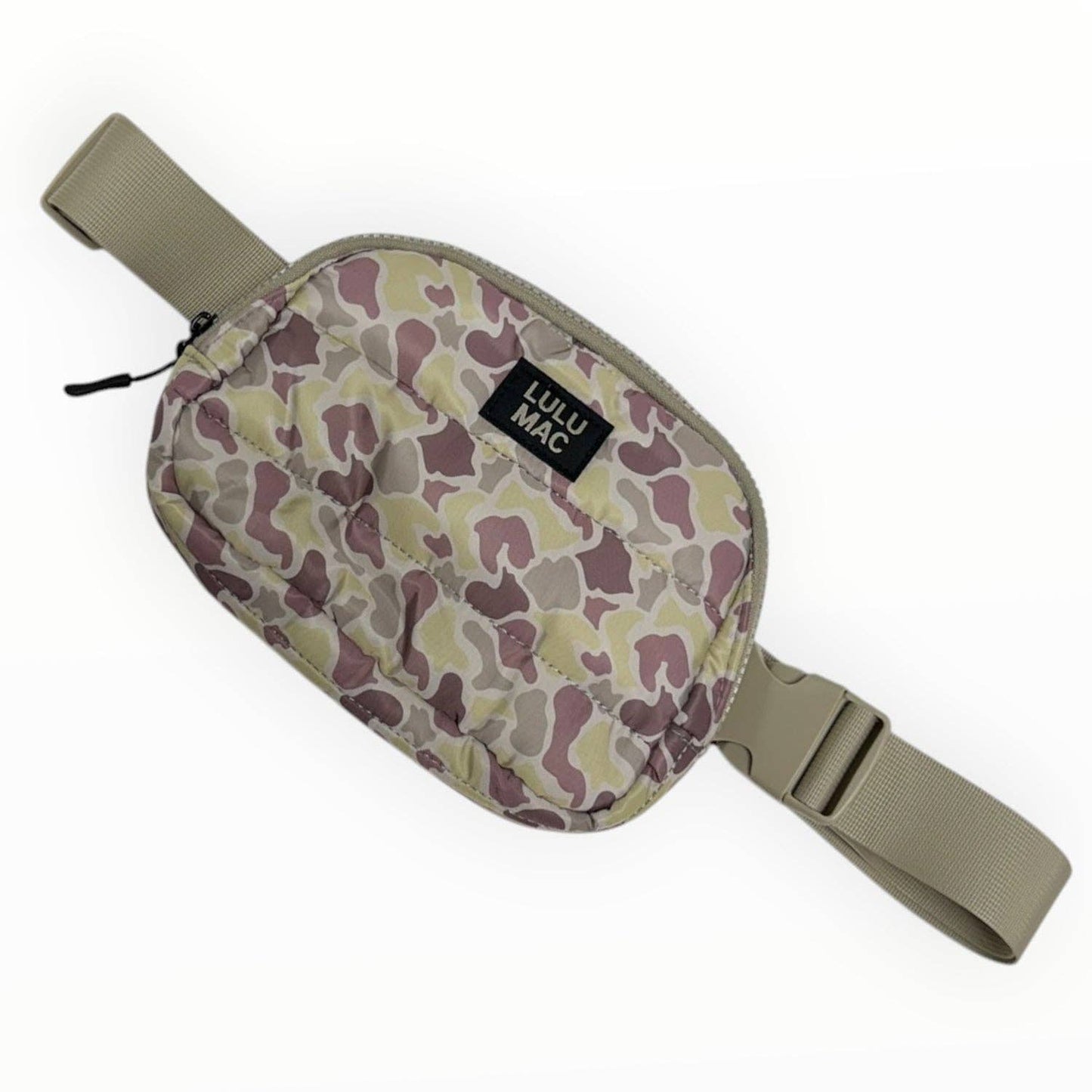 Lulu Mac Puffer Belt Bag ~ Light Camo