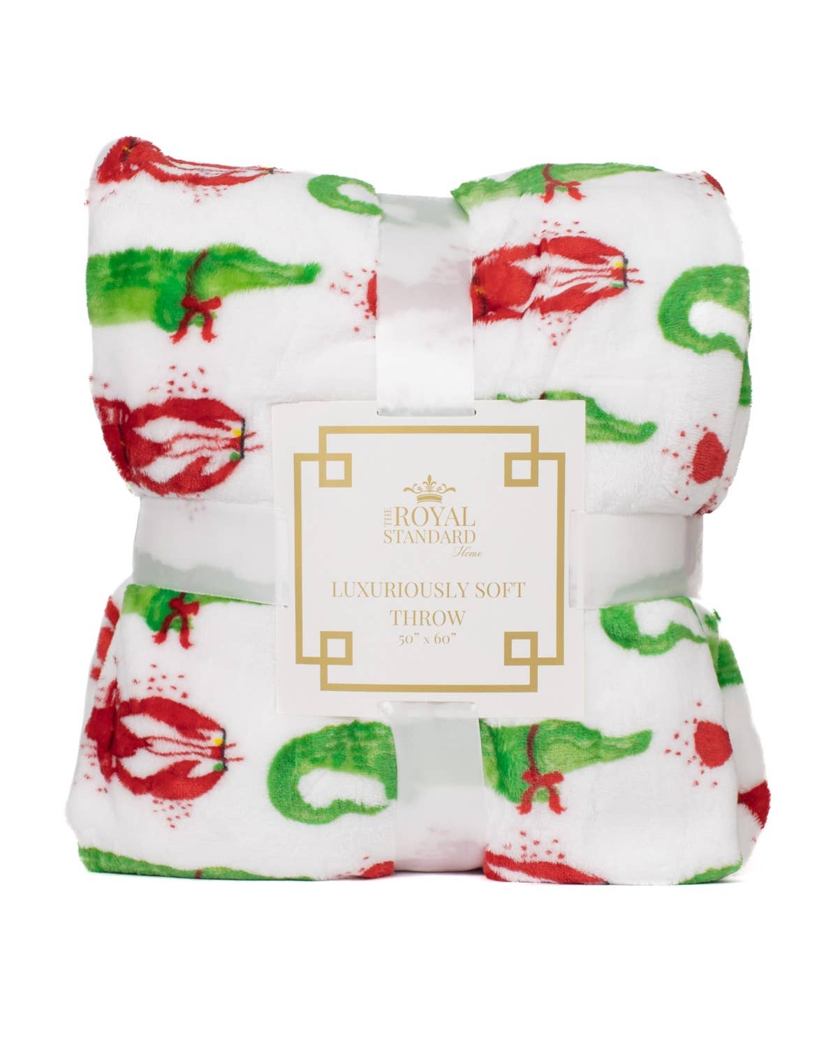 Cajun Christmas Throw 50x60