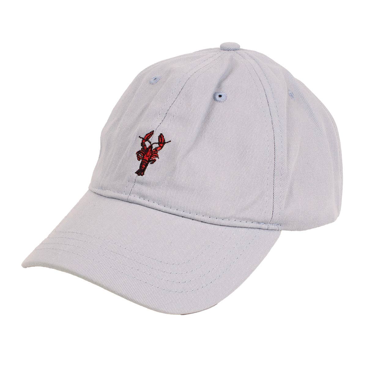 Crawfish Baseball Hat Blue/Red One Size