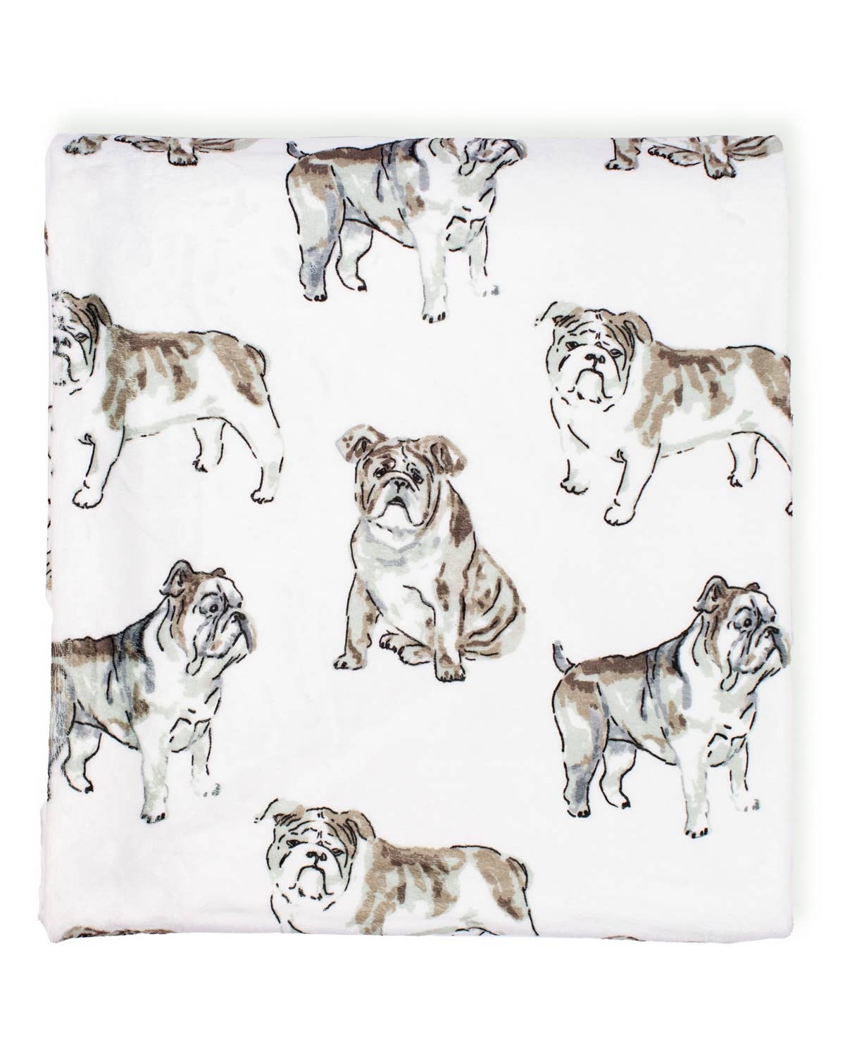 Forever Bulldog Throw 50x60