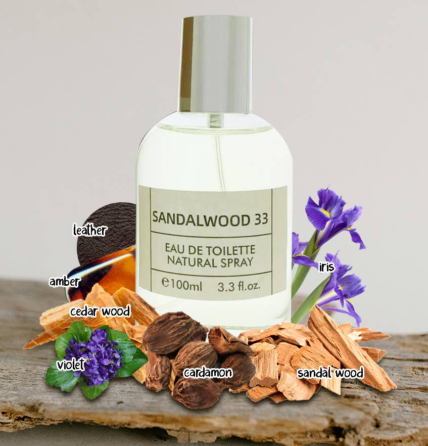 Sandal Wood 33 Spray Perfume For Men & Women