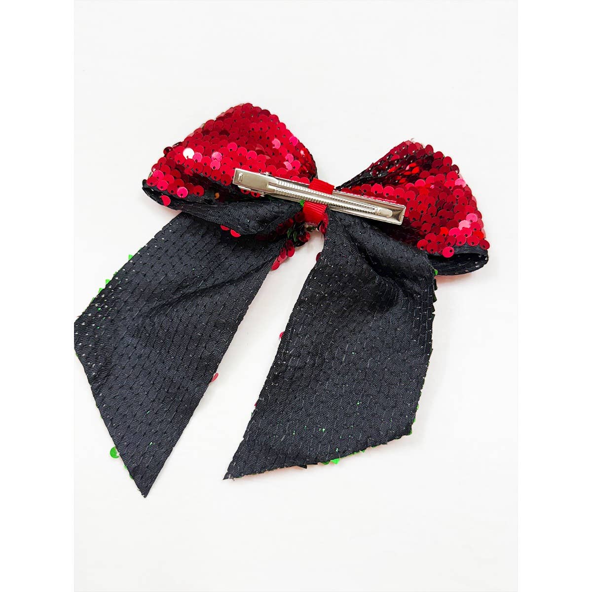 Reversible Sequins Sparkle Glitter Hair Bows Clip
