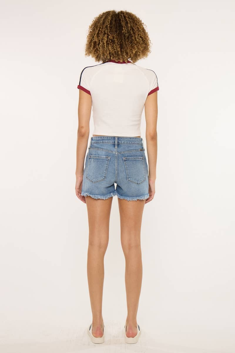 HIGH RISE MOM SHORT