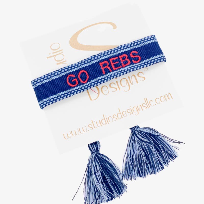 Embroidered Tassel Bracelet-Go Rebs