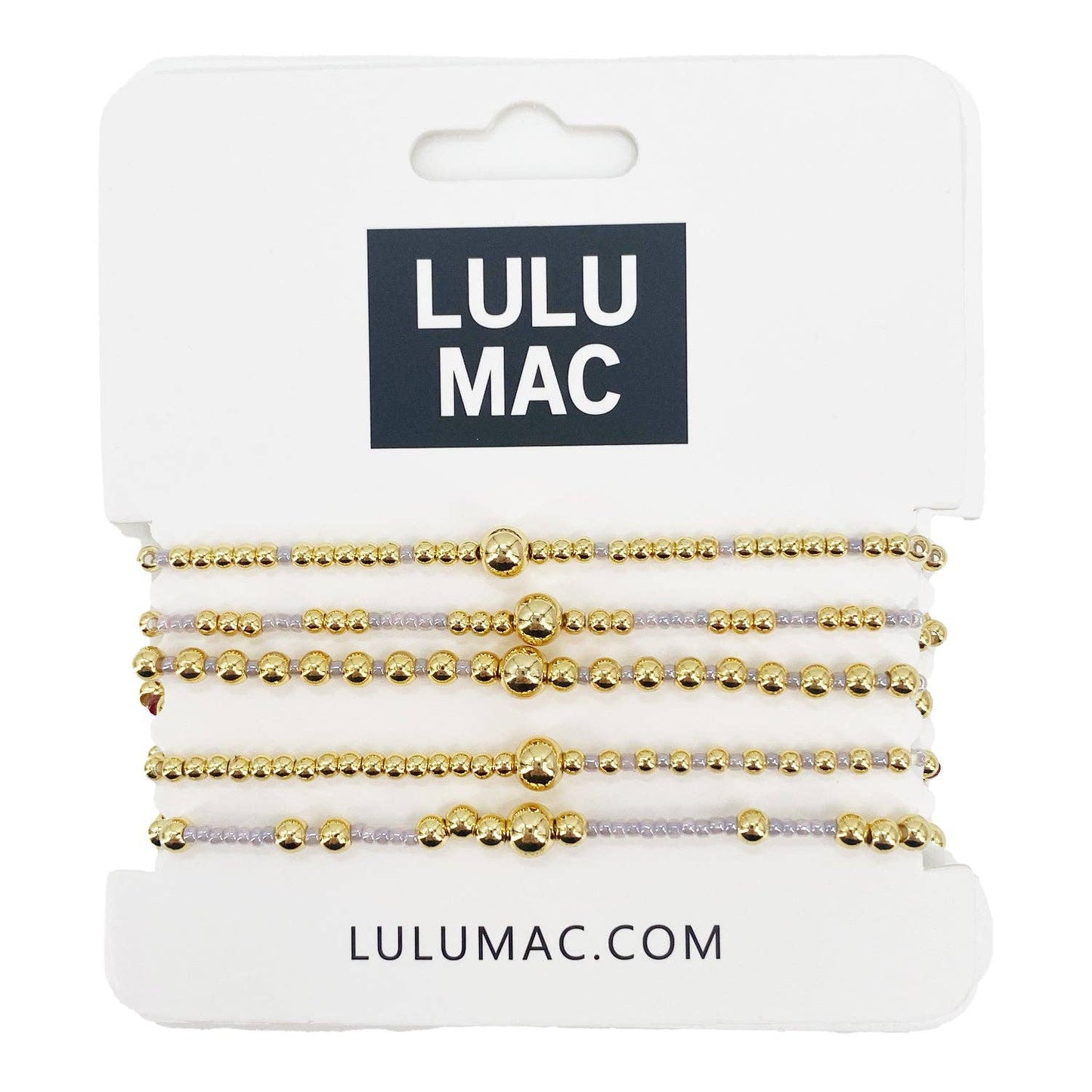 5 piece Silv/Gold Mix Lulu Mac