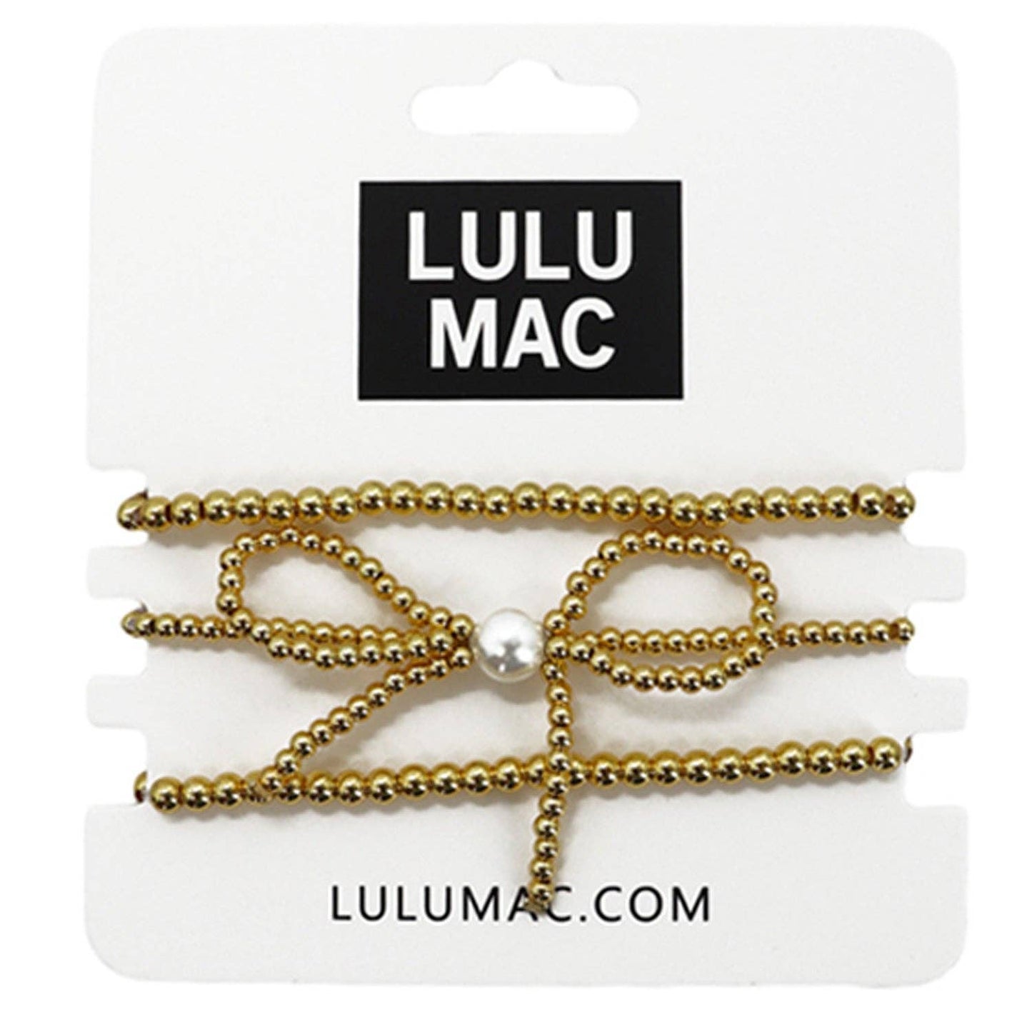 Gold Bow 3 Piece Set