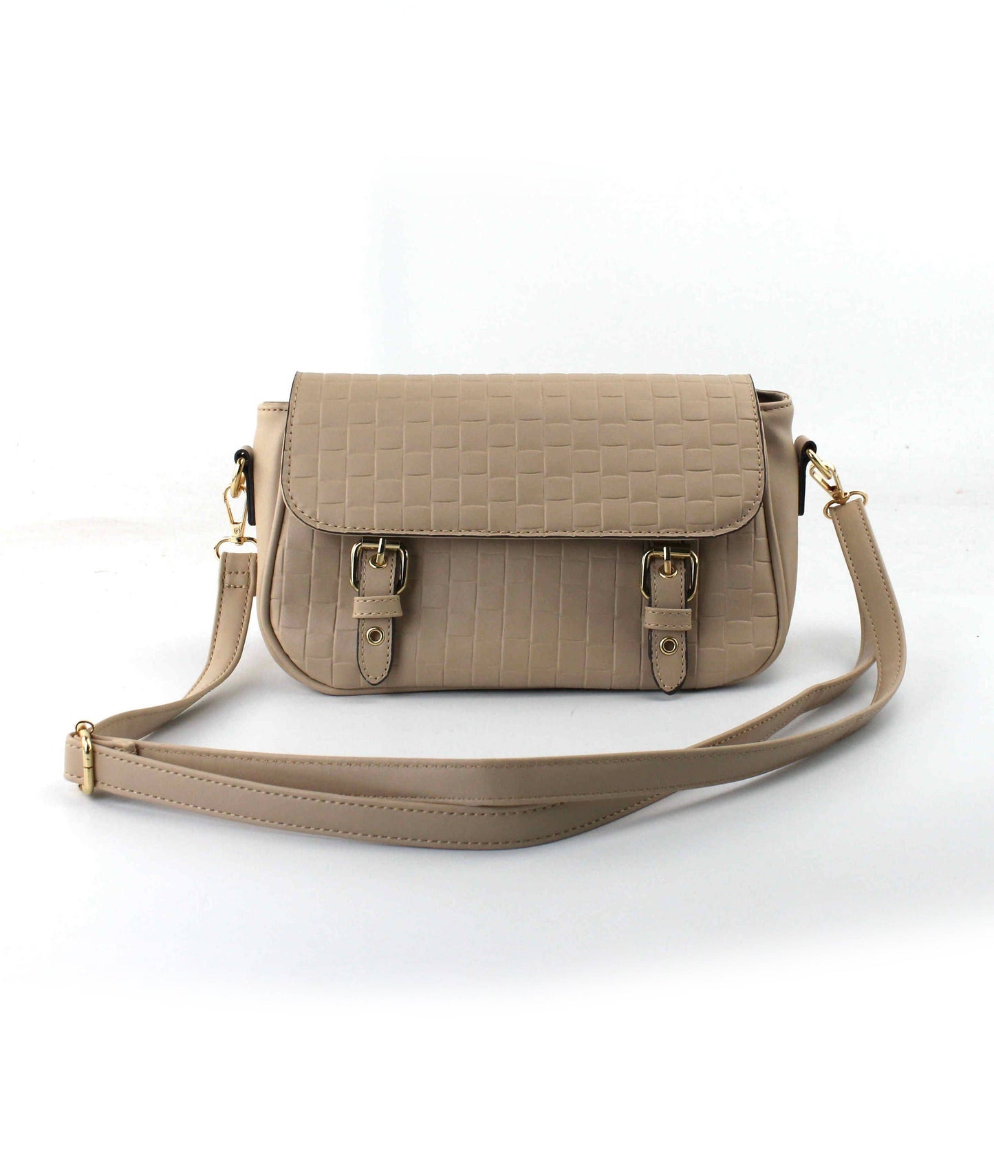 Double Buckle Crossbody Bag
