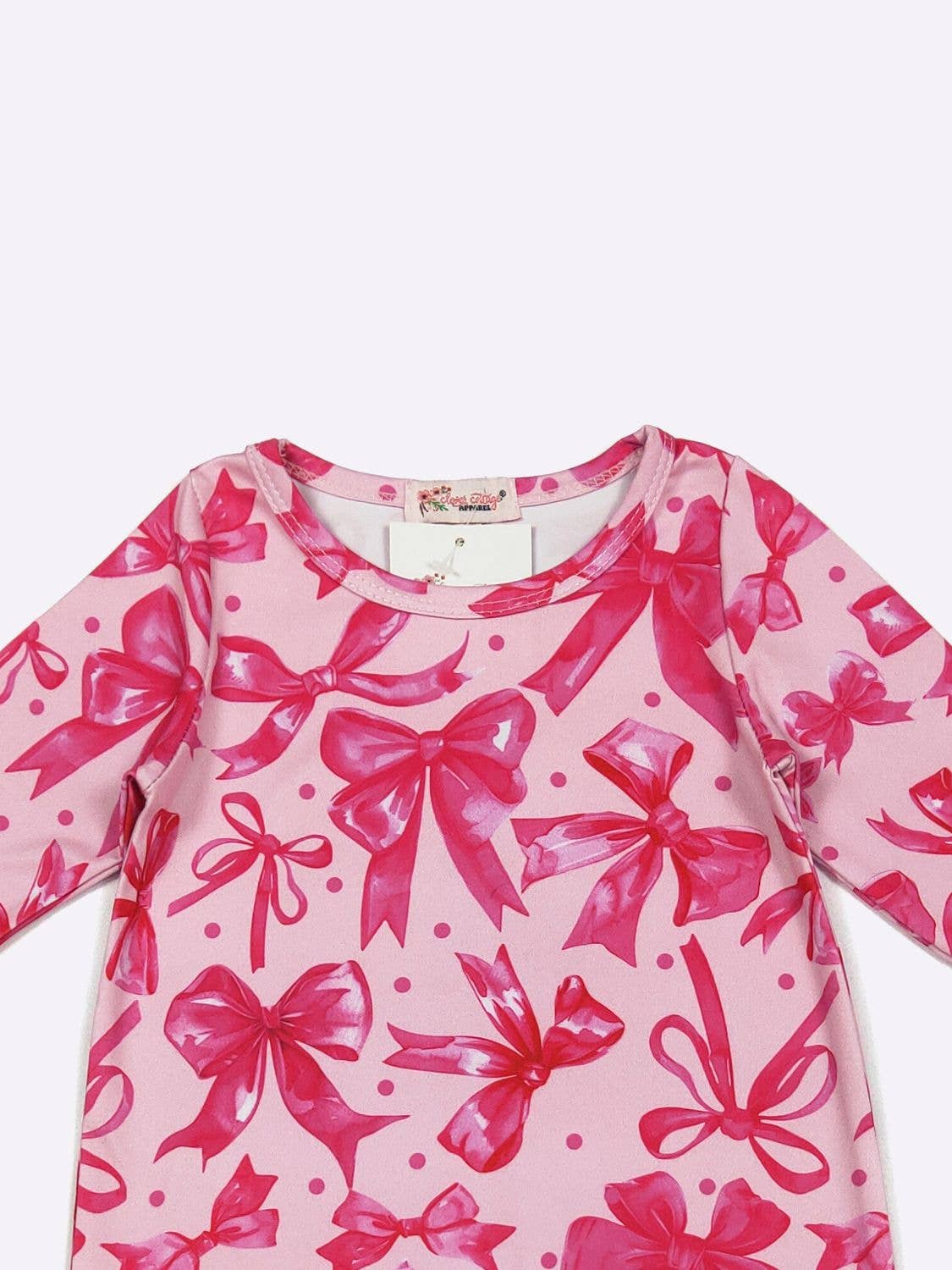 Fuchsia Coquette Baby Romper