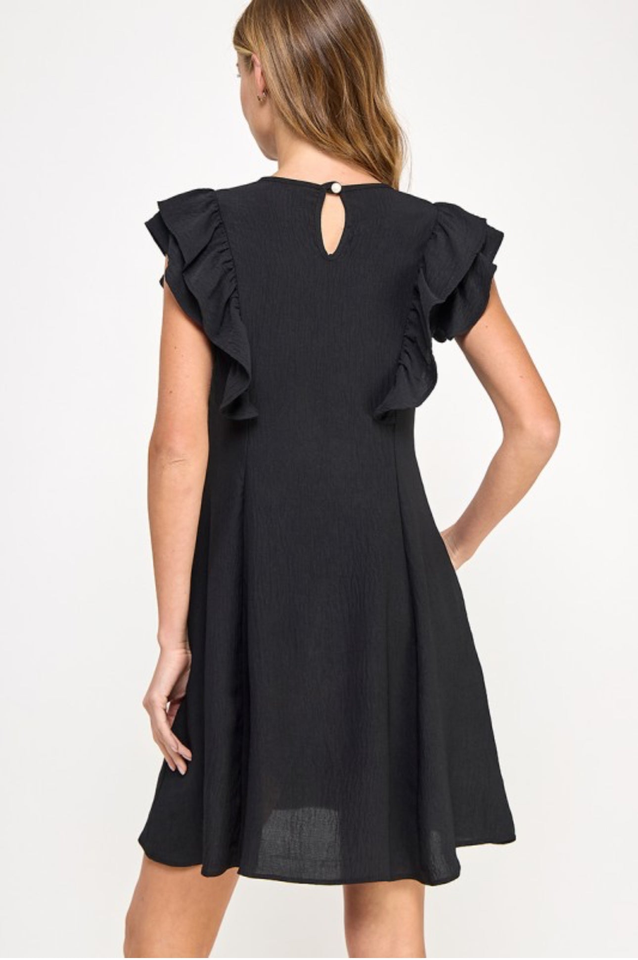 Zoey Ruffle Sleeve Dress