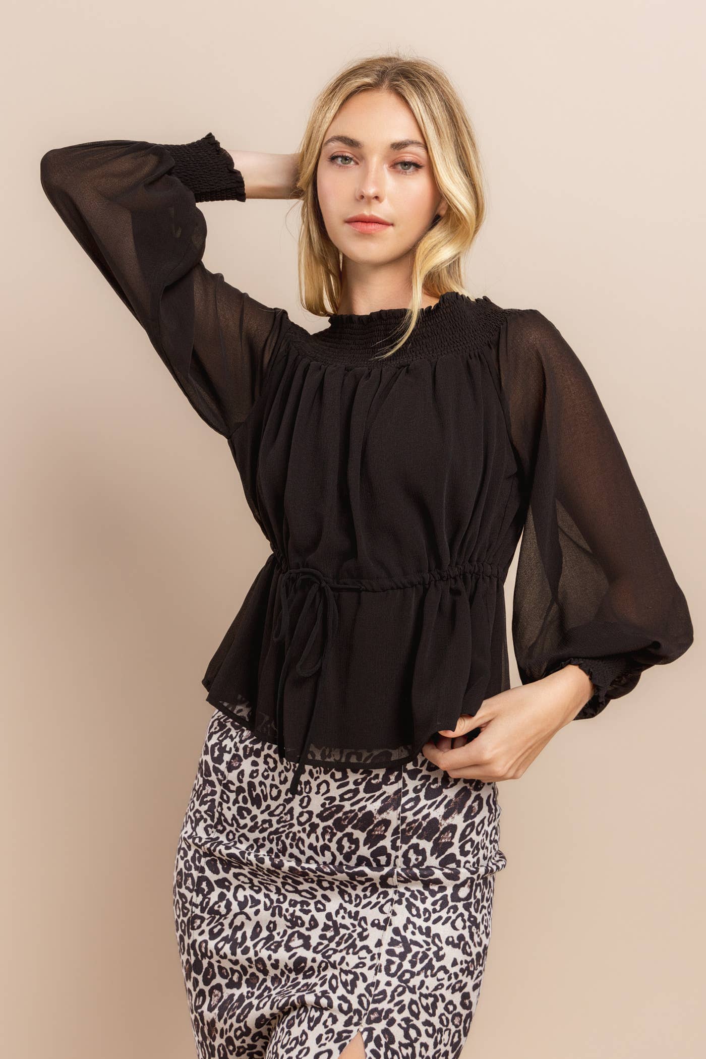 Off Shoulder Long Sleeve Top