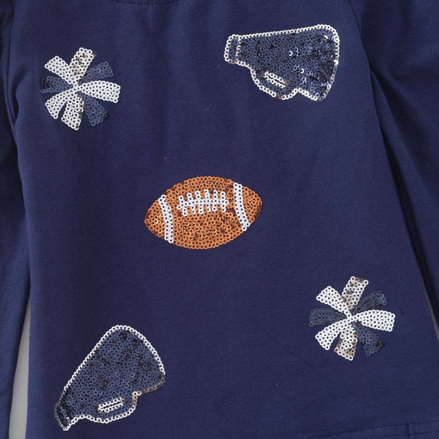 Girls Navy Sparkle Cheer Set
