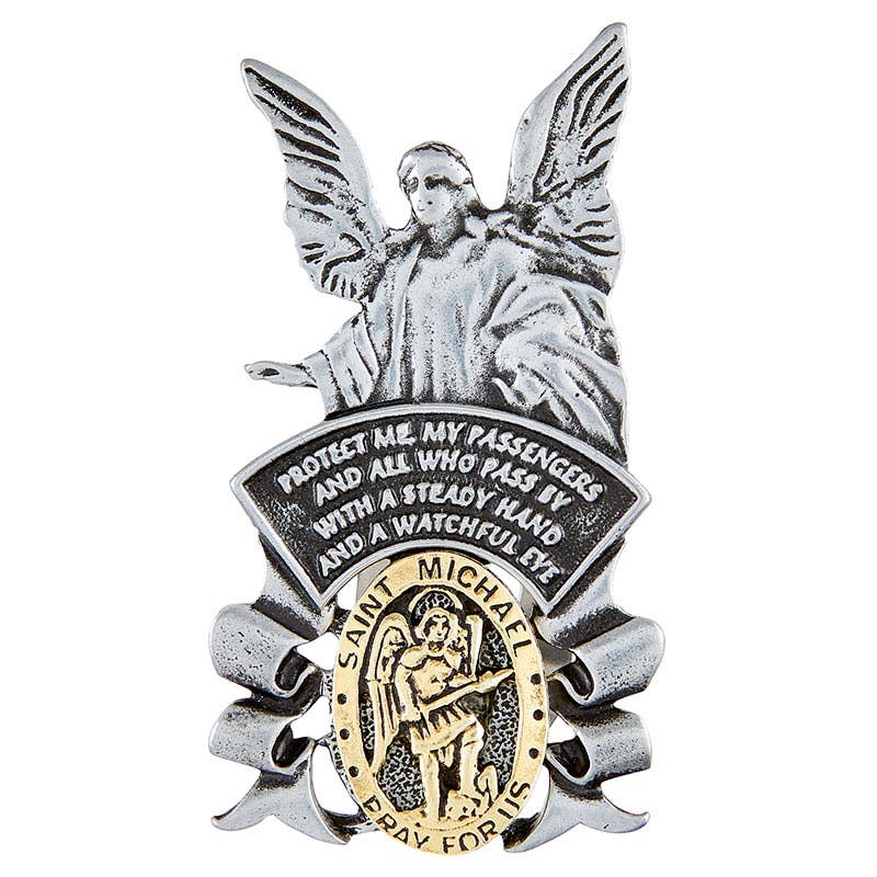 St Mchl/Guard Angel Visor Clip