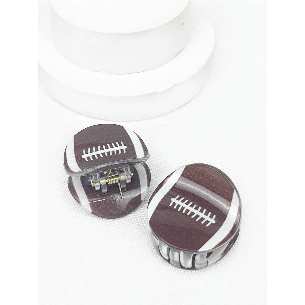Sports Ball Theme Medium Size Claw Clips