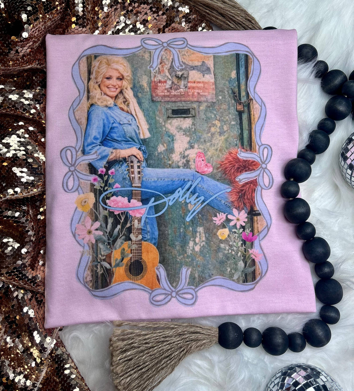 Southern Belle Floral & Bows SUBLIMATION TEE