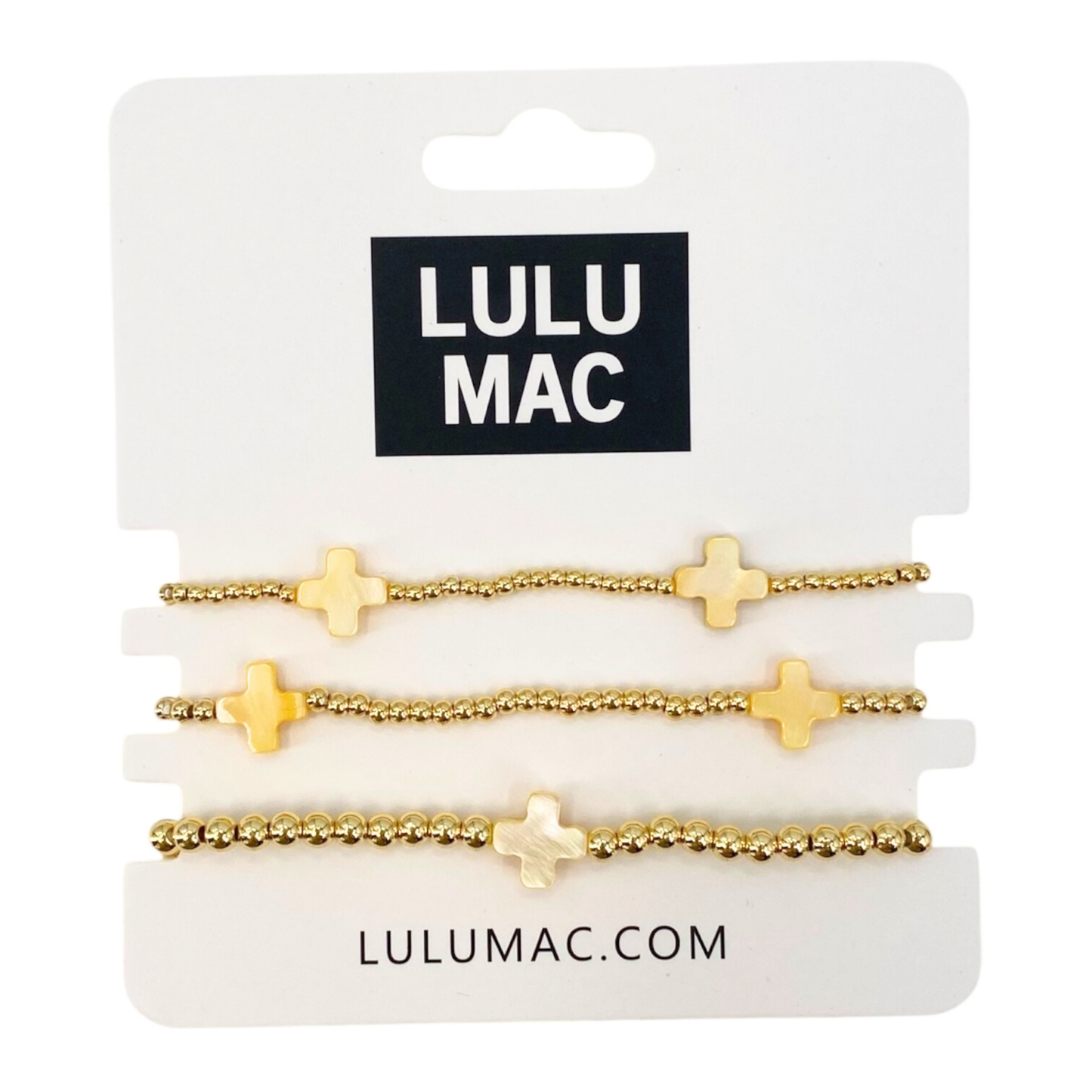 Lulu Mac YELLOW Cross 3 set
