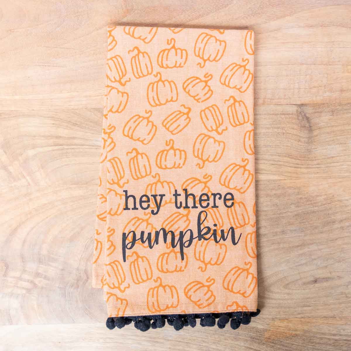 Hey There Pumpkin Hand Towel 20x28
