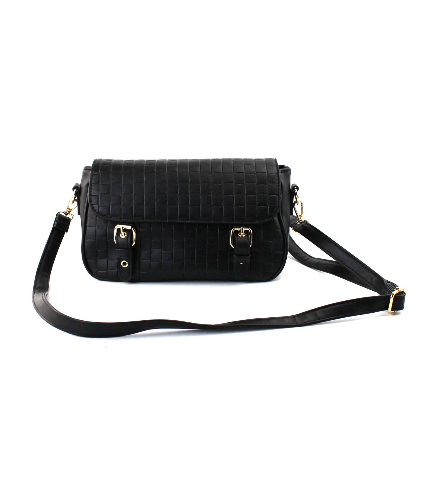 Double Buckle Crossbody Bag