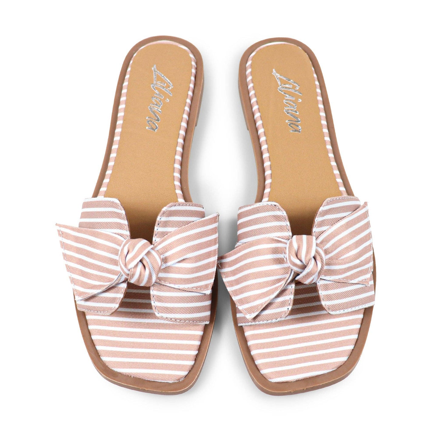 HAILIE-2 KNOT SANDAL STRIPE