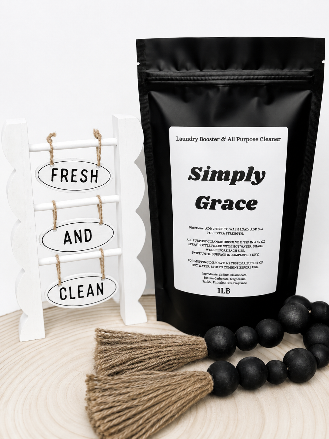 Simply Grace Laundry Powder & All Purpose Cleaner: 1 Ib
