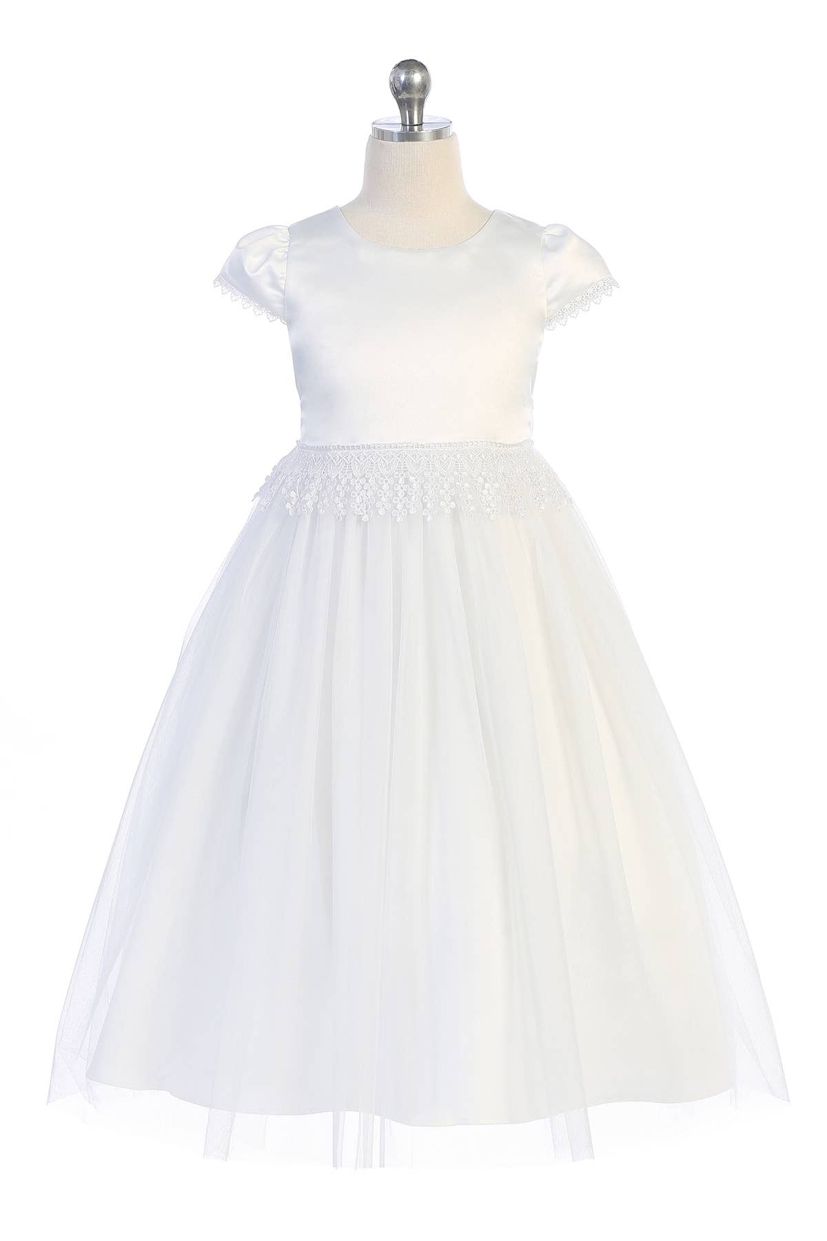 Chandelier Trim Communion Dress