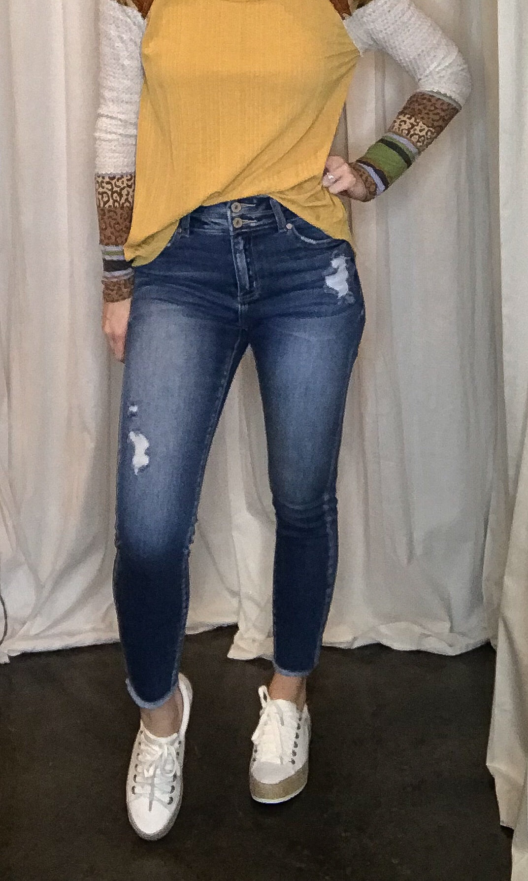 2 Button Skinny Kan Can 003