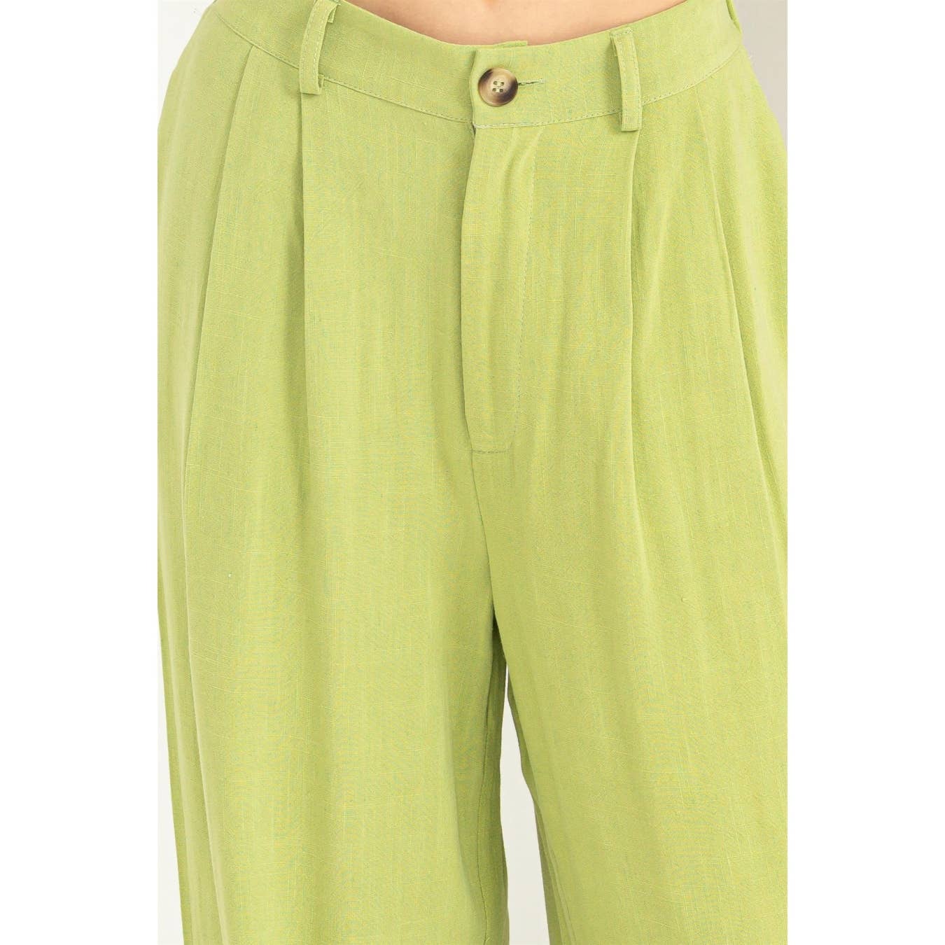 RELAX FIT HIGH WAISTED TROUSERS