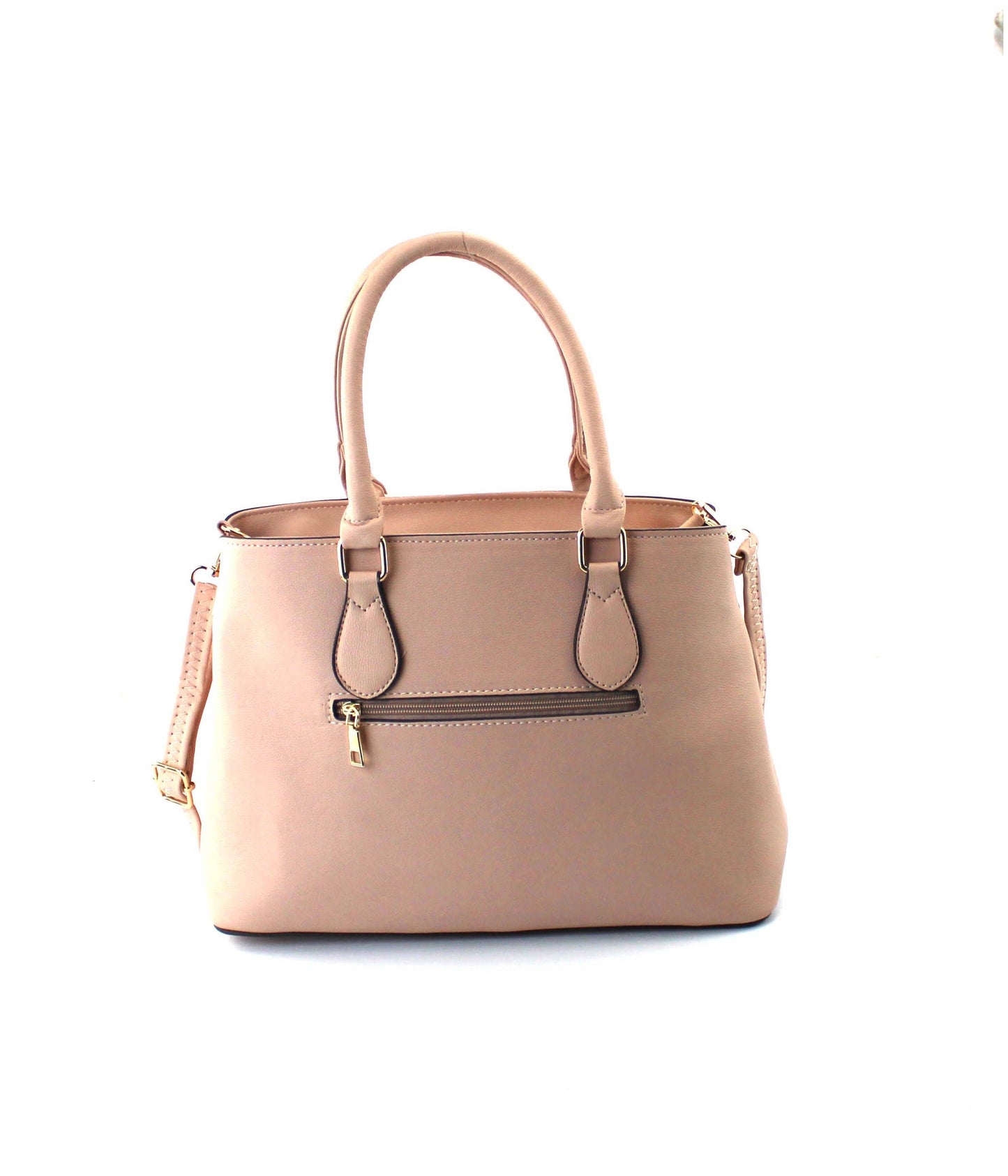 PU Bag With Golden Metal Side Clips