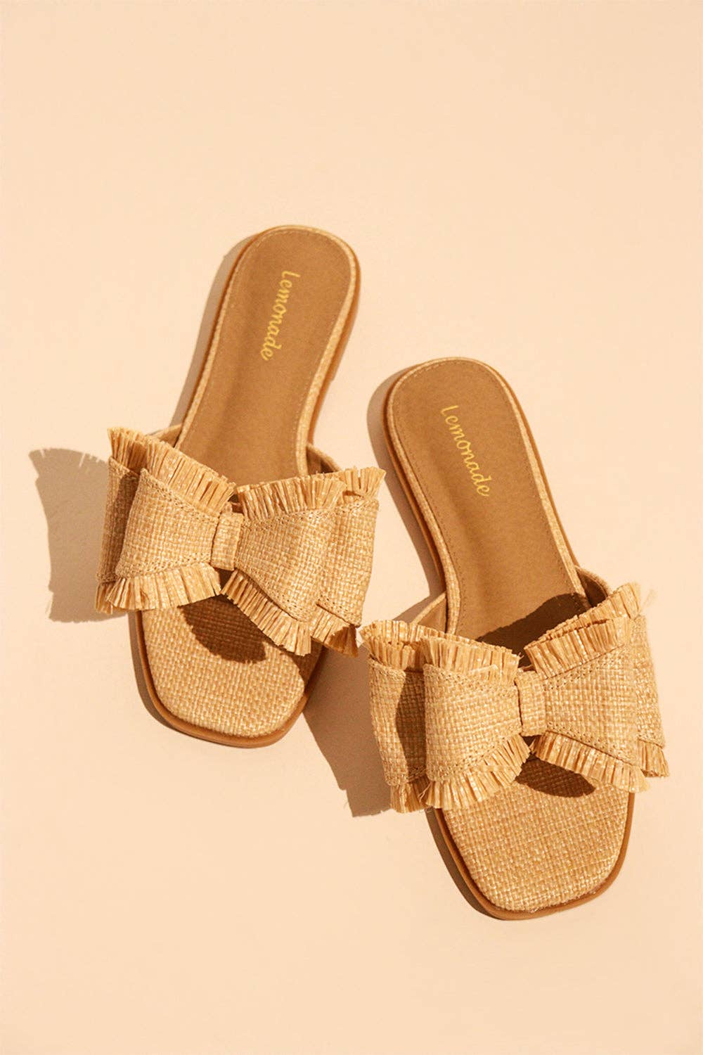 RESORT STAY -  Raffia Bow Sandal