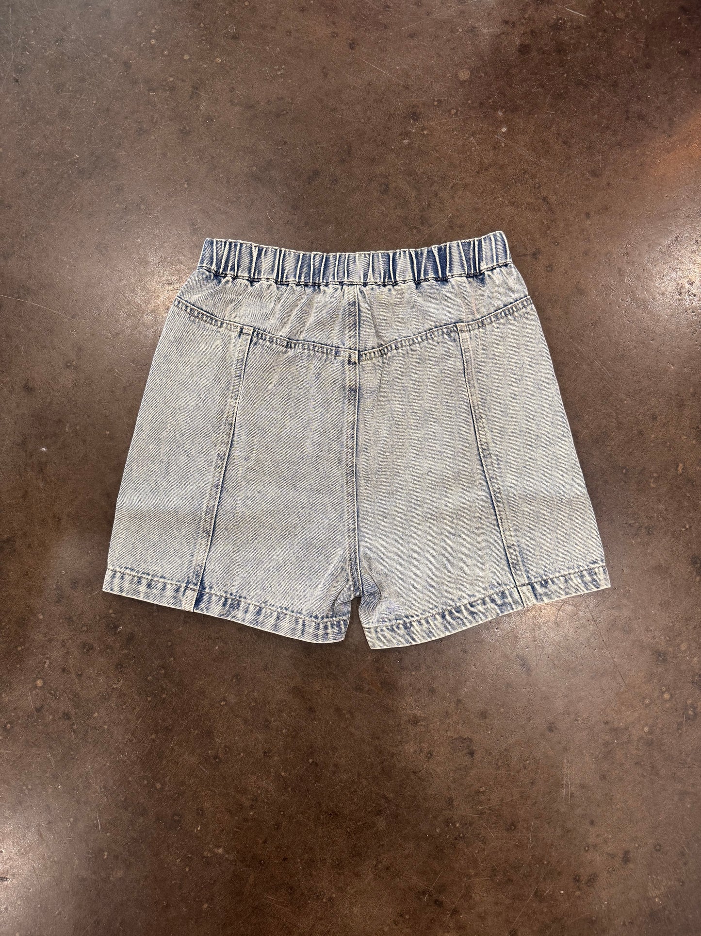 High Waist Washed Jean Y2K Shorts
