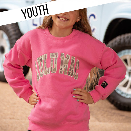 Lulu Mac Youth CAMO Sweatshirt (Multiple Colors)