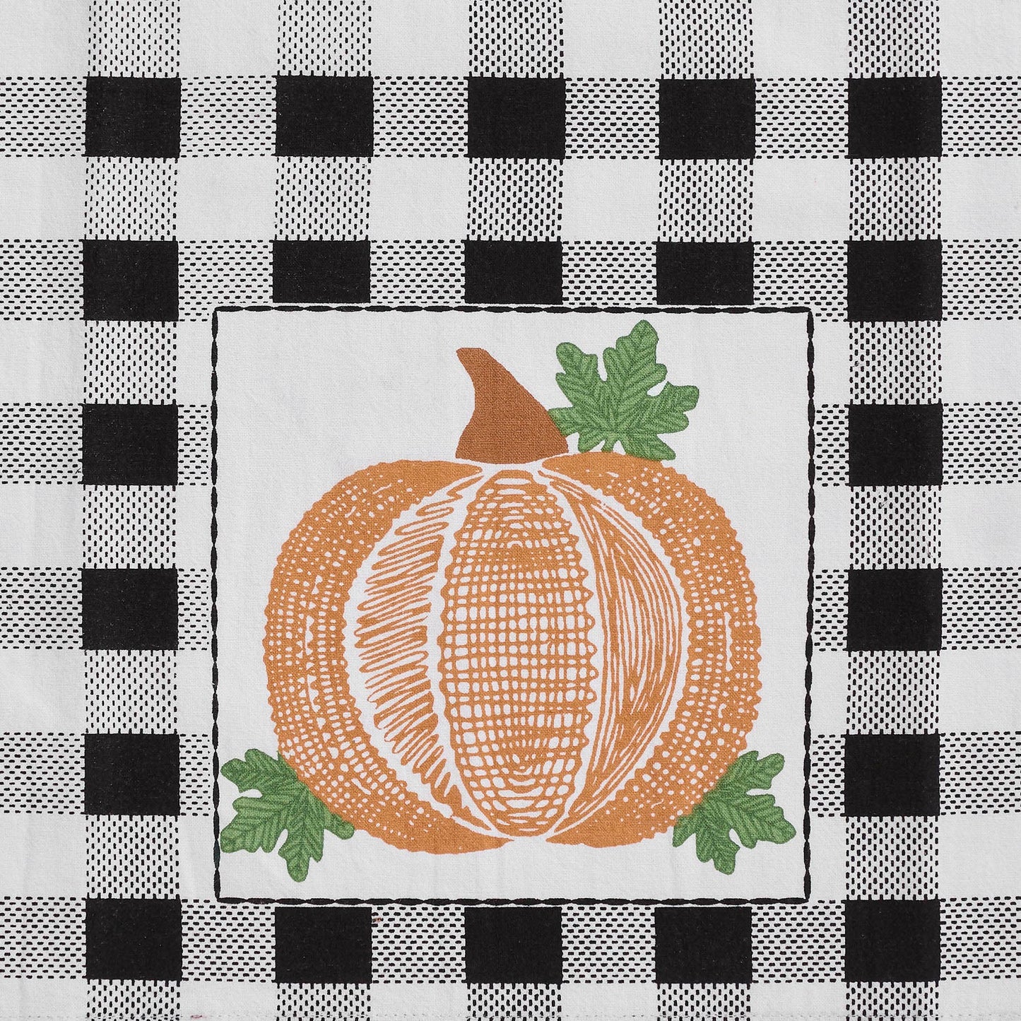 Annie Check Multicolor Harvest Tea Towels