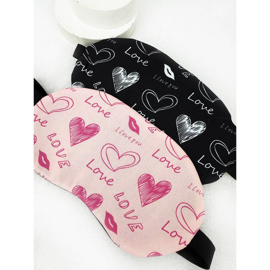 Love Printed Sleeping Eye Mask