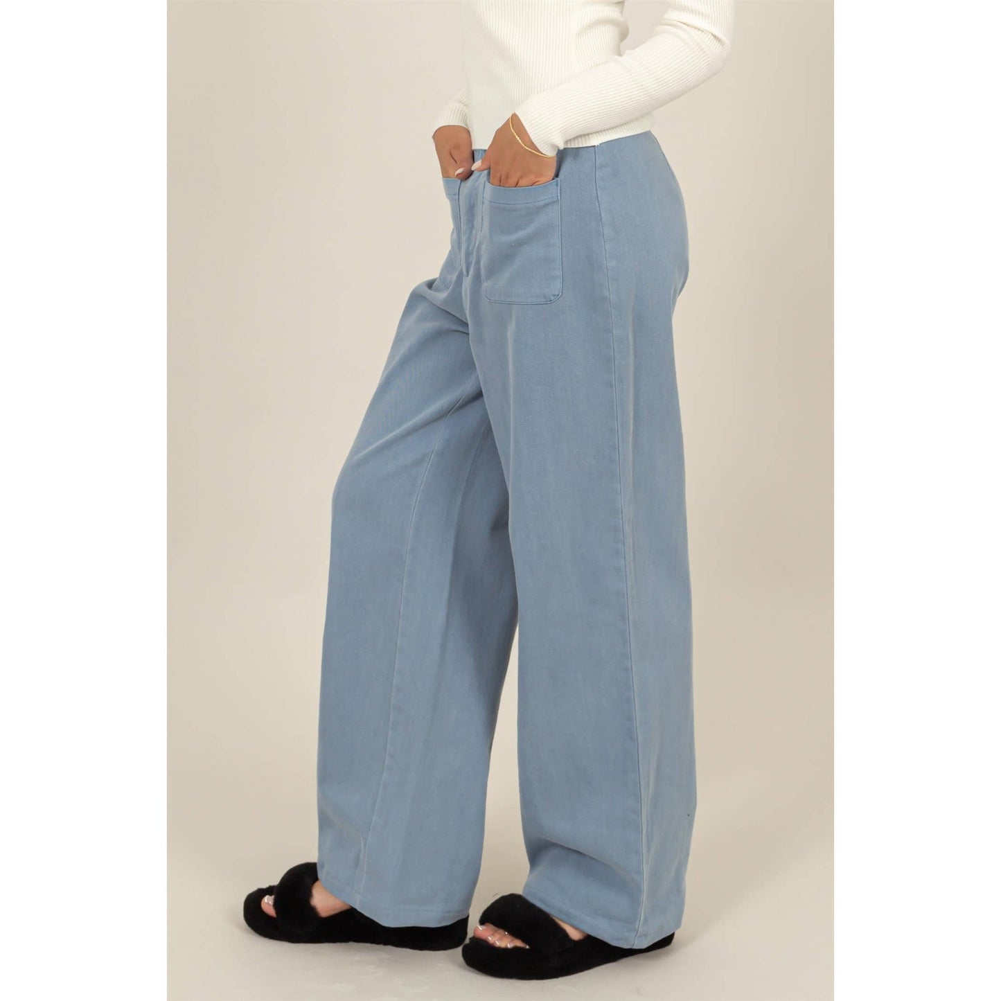 High-Waist Wide-Leg Pants