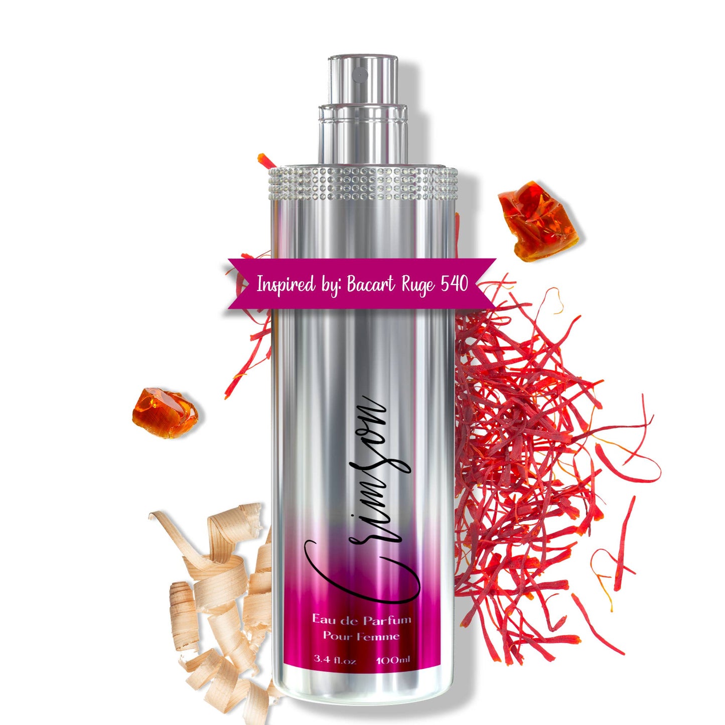 Crimson INSPIRED by BACCARAT ROUGE 540 100 ML 3.4 FL OZ