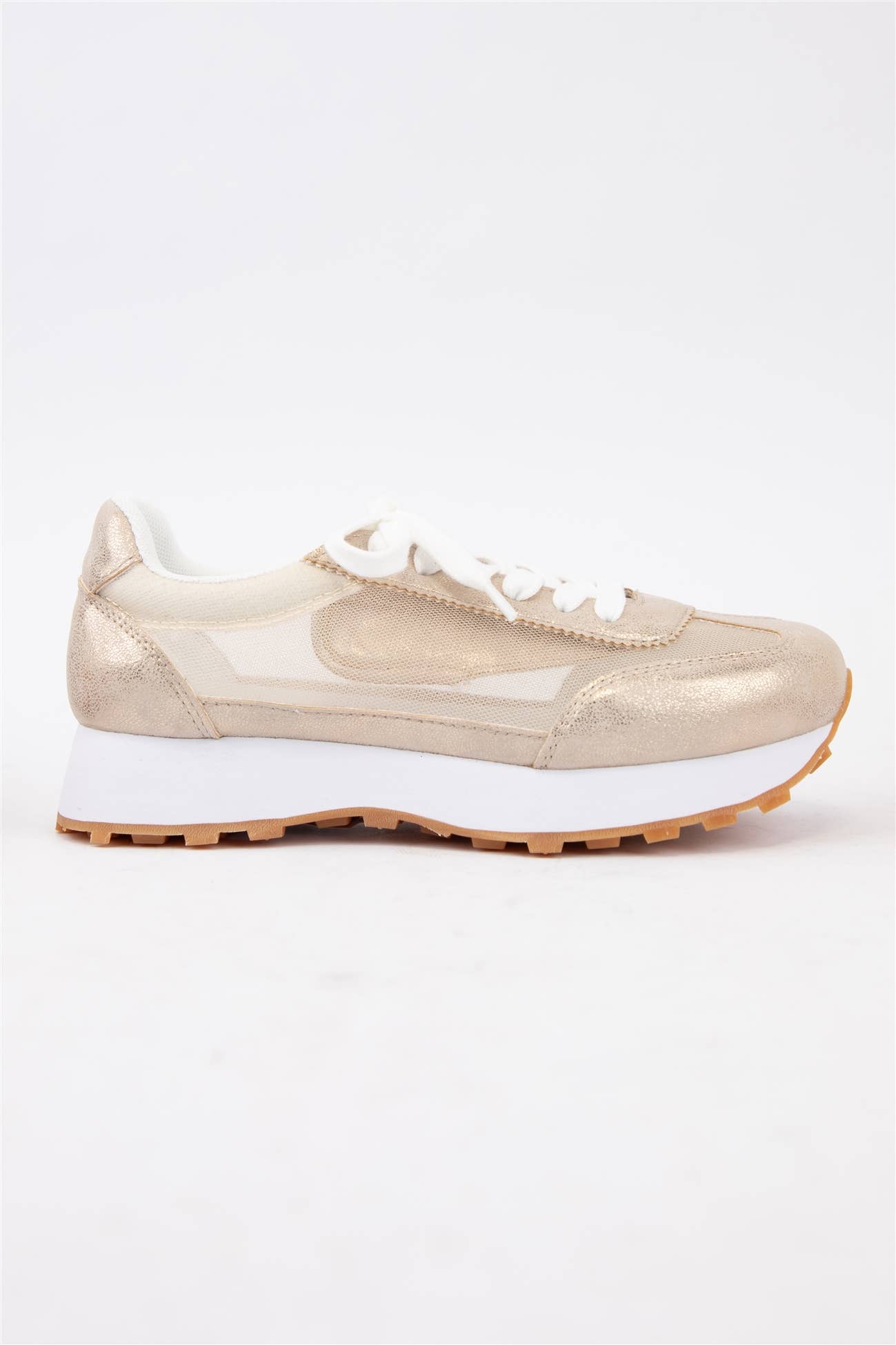 BIRDY Colorblock Mesh Lace-Up Fashion Sneakers Retro Runner