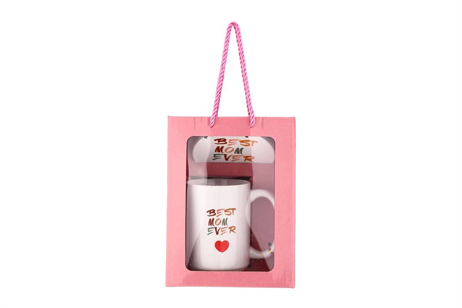 Best Mom Ever Mug and Coaster Gift Set 