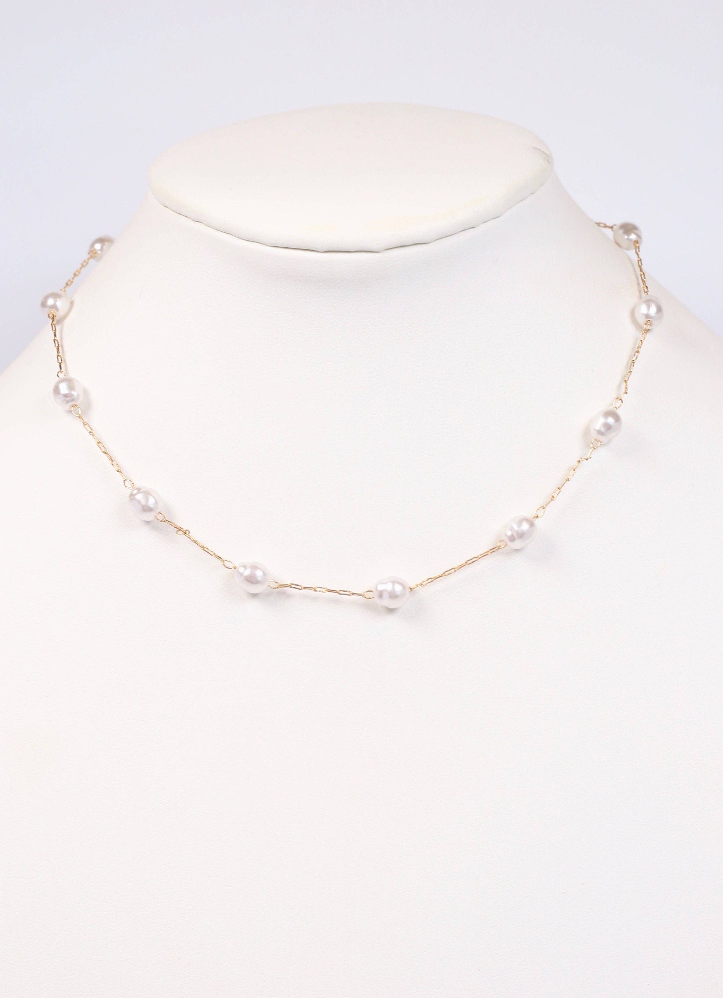 Morton Pearl Necklace GOLD