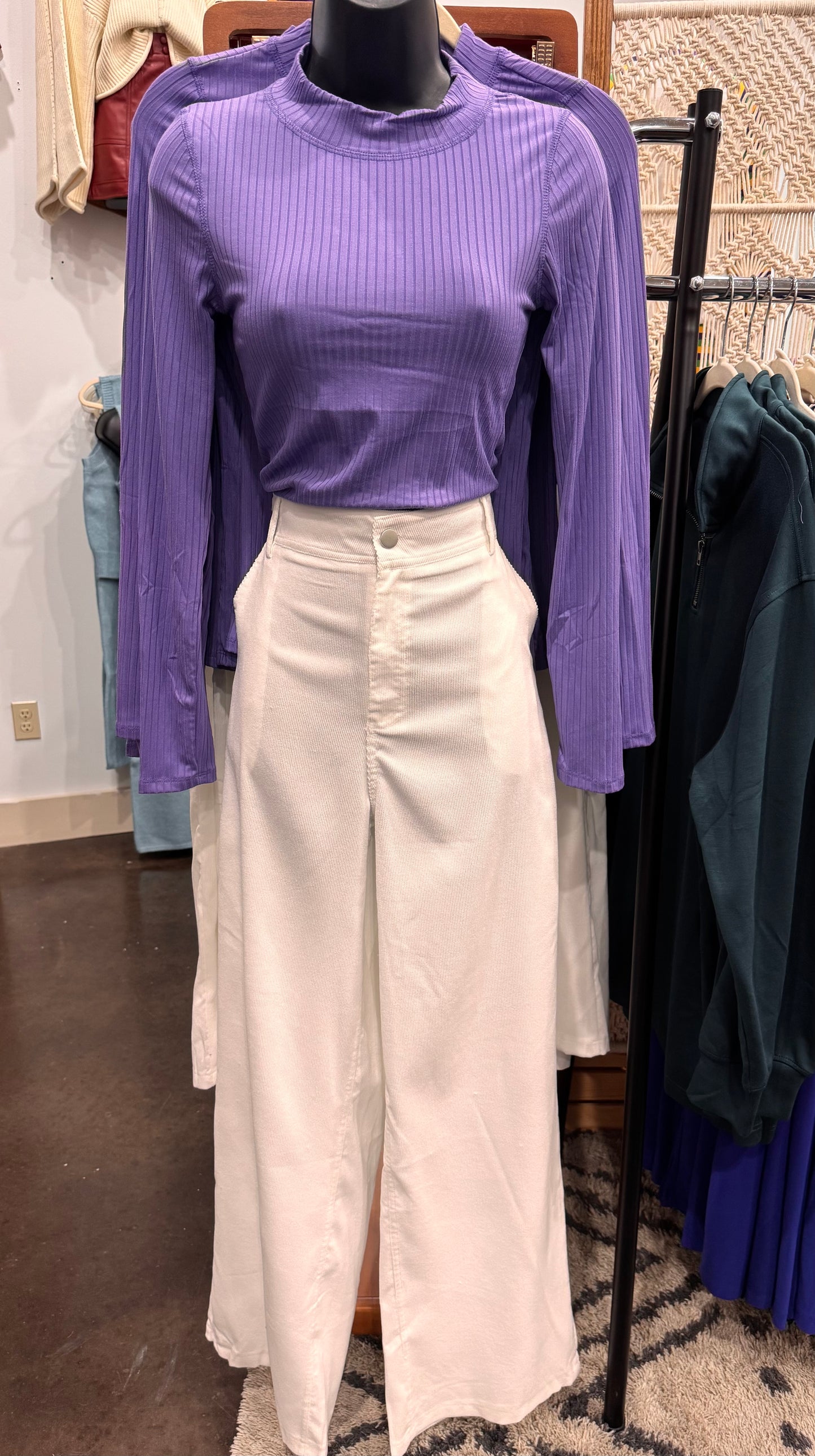 Cream Contemporary Casual Pants