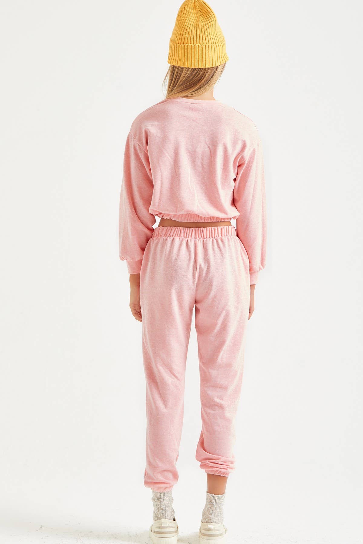 Cropped Sweatshirt and Jogger Pants Set kids