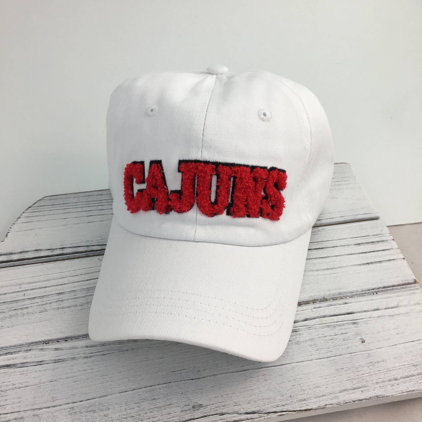 Chenille “CAJUNS” baseball cap 