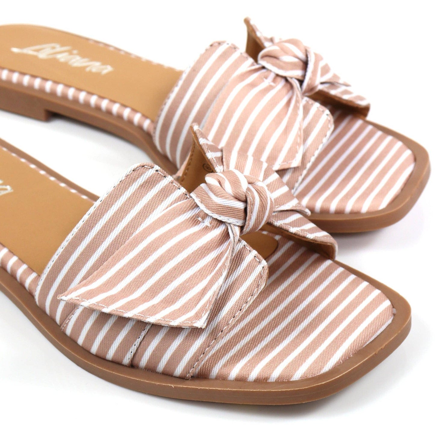 HAILIE-2 KNOT SANDAL STRIPE