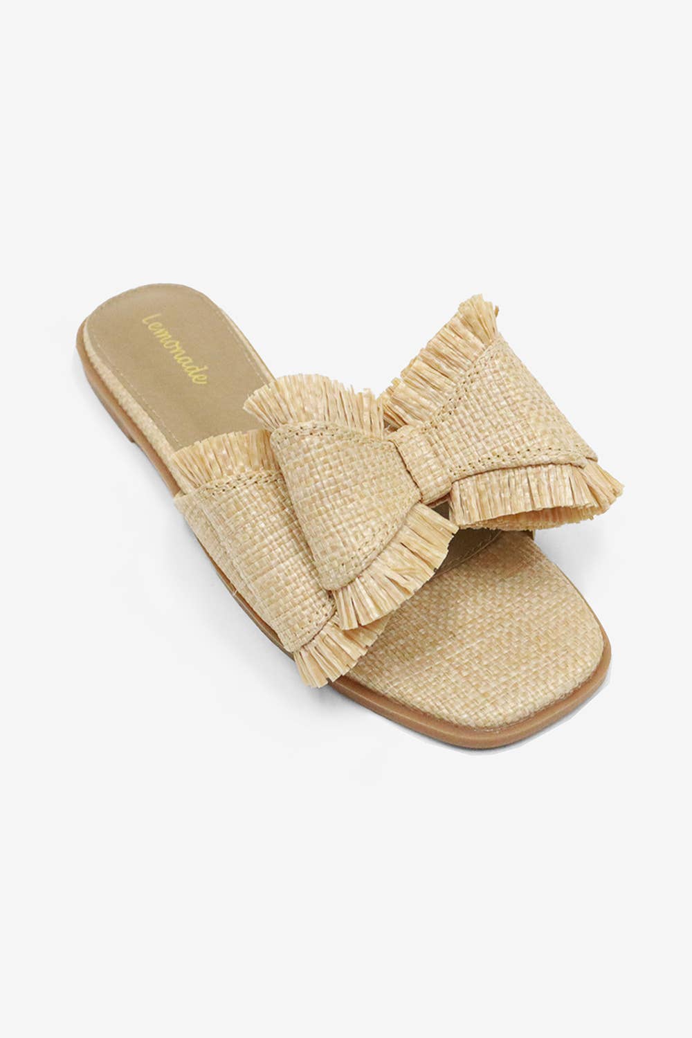 RESORT STAY -  Raffia Bow Sandal