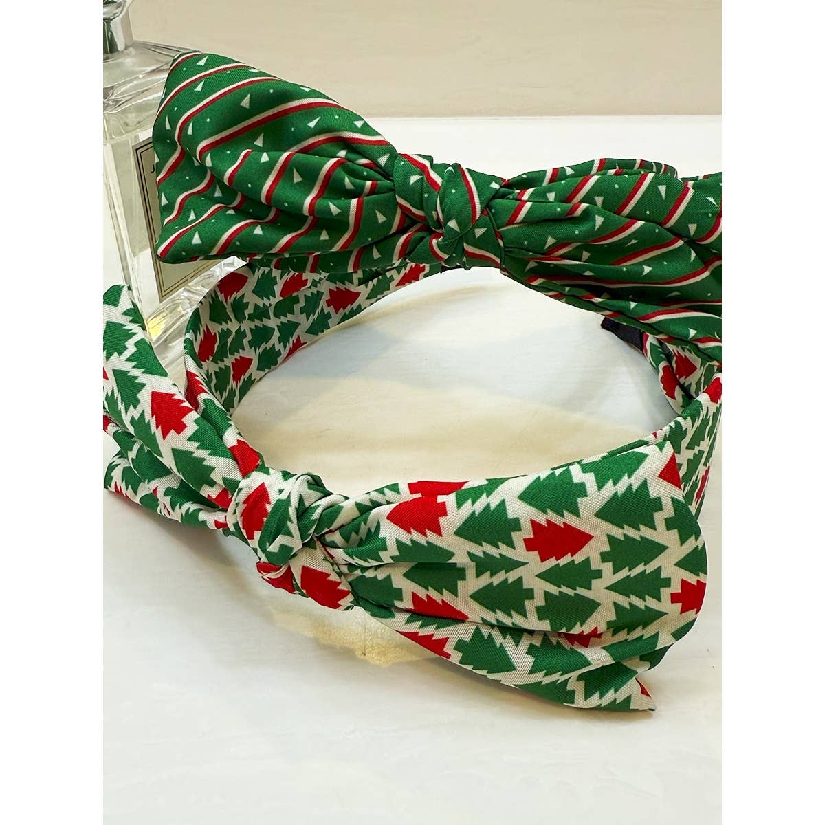 Christmas Theme Bow with Adjustable Wire Headbands