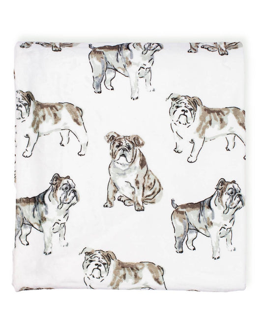 Forever Bulldog Throw 50x60