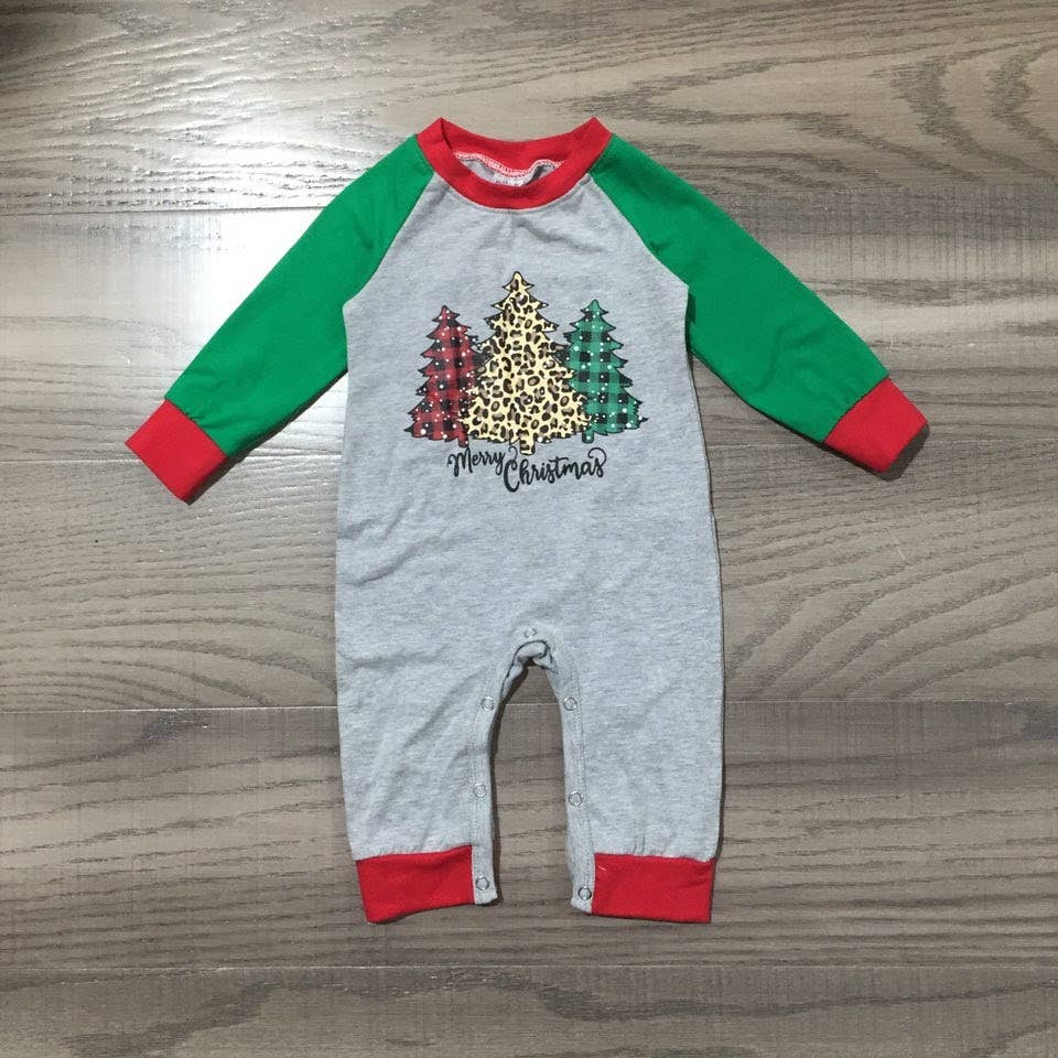 Merry Christmas Baby Boys Romper