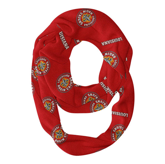 Louisiana Ragin Cajuns Light Weight Soft Infinity Scarf