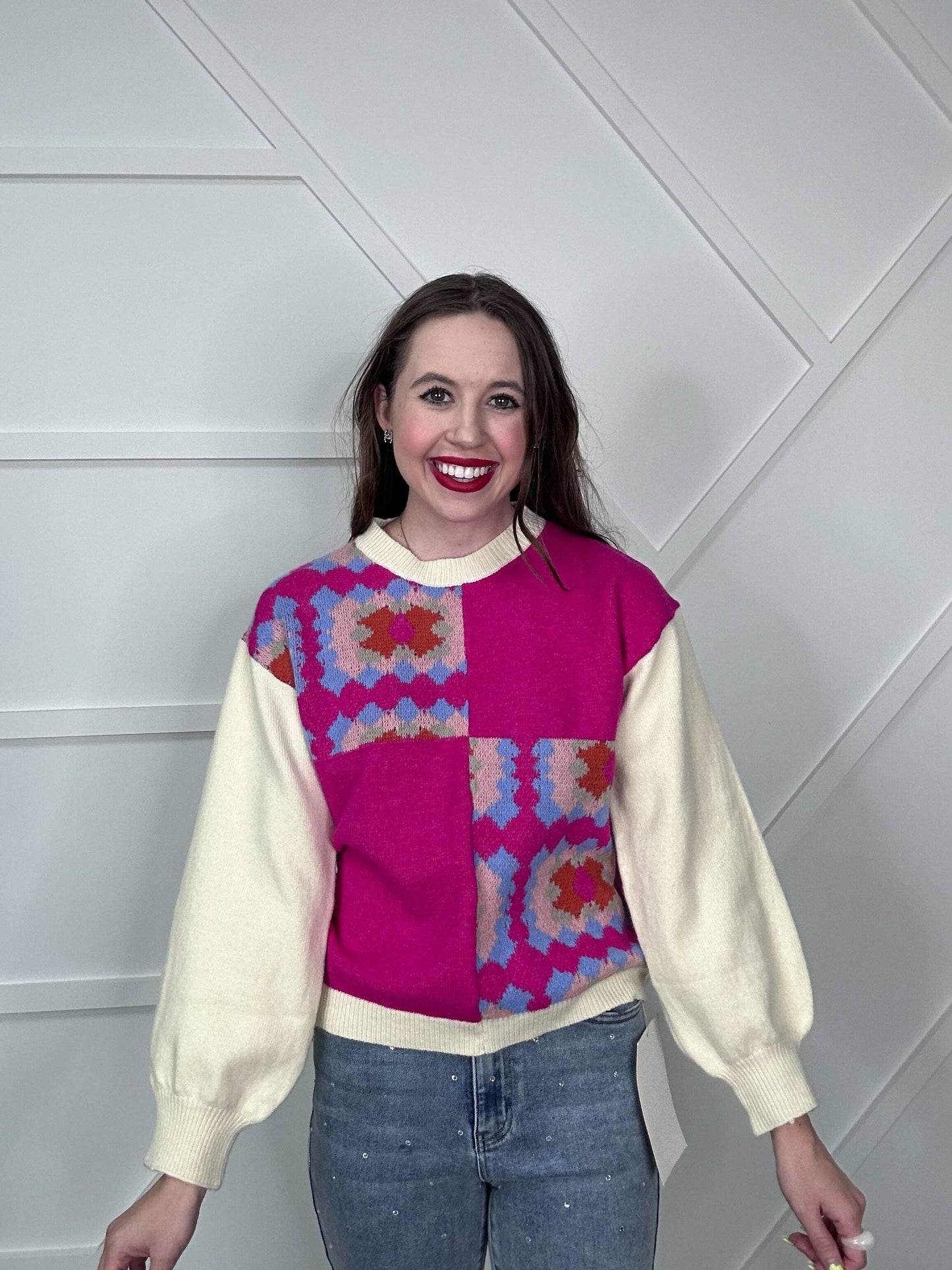 Groovy Square Sweater