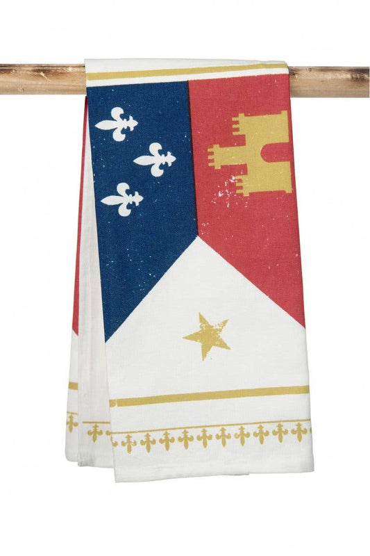 Kitchen Towel - Acadiana Flag