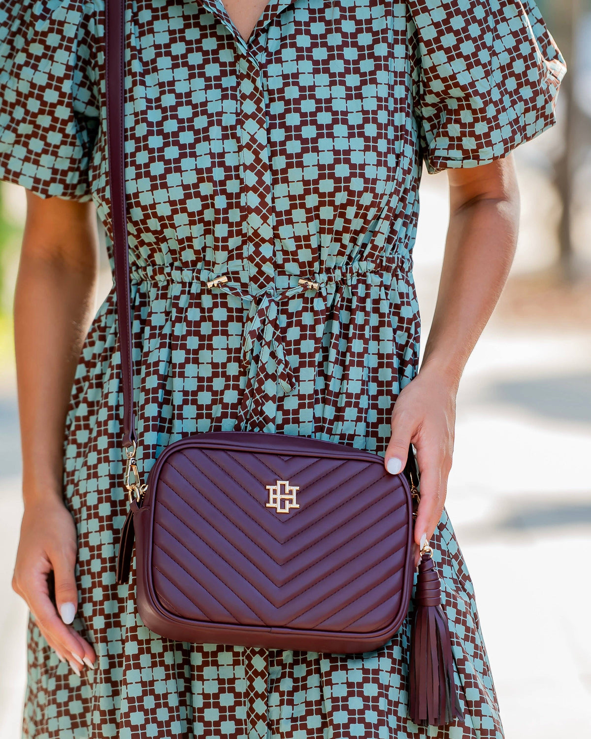 Greer Crossbody Burgundy VQ